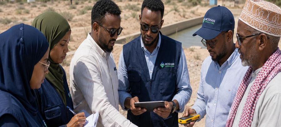 MOSHAN CONSULTING field team at work